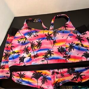 SHEIN Multicolor Tropical Bikini Set